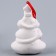 A set of Christmas tree decorations for coloring, 4 pcs. "Shine" with a suspension, brush