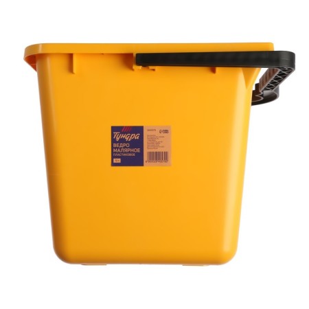 Bucket of painting tundra, 12 l, rectangular, plastic-6