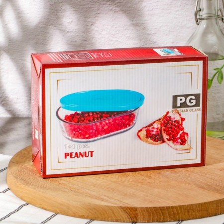 PEANUT container, 1050 ml, with a lid-4