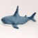 Shark soft toy with blanket, 100 cm
