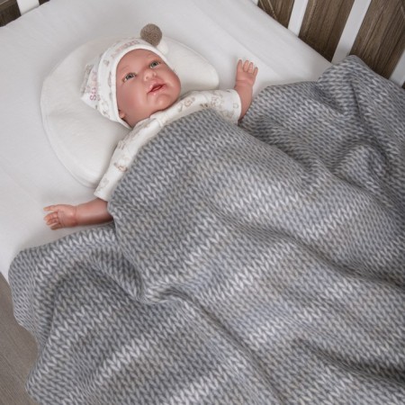 Fleet blanket "Vintage", size 100x140 cm-1