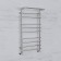 Water towel Terminus "Vatra" P10, 500x800 mm, lower connection, chrome
