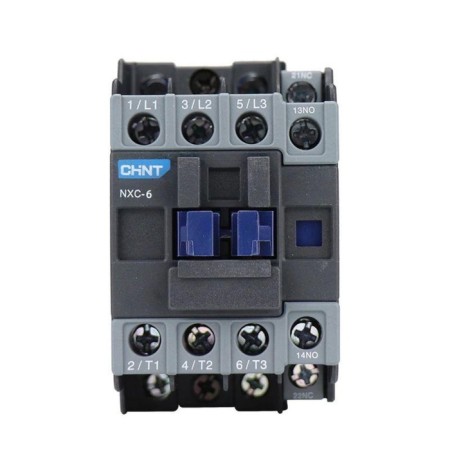 Contactor Chint 836696 NXC-06, 6A, 1NO+1NZ