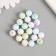 Beads for creativity plastic "Balls of pearl gradient" d = 1.2 cm set 20 pcs