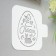Plastic stencil "Easter" 9x9 cm