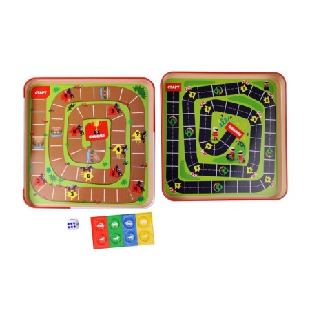 Highway magnetic game "Big races. Croups "-8