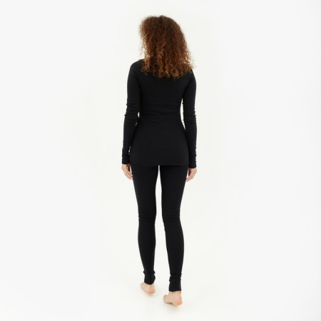 Women's thermal underwear (longshit, leggings) minku Black color, river 54-5
