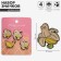 Set of icons (4 pcs.) "Banana", non -ferrous in ferrous metal
