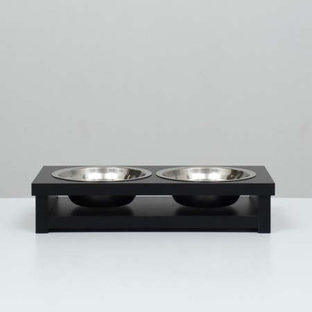 Animal feeder is double, 2 x 350 ml, 31.5 x 16 x 6.7 cm-1