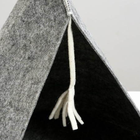 Animal house from felt "cone with a toy", 45 x 45 cm-4