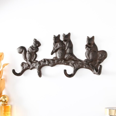 Hooks decorative cast iron "squirrels" 34.5x3x14 cm