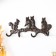 Hooks decorative cast iron "squirrels" 34.5x3x14 cm