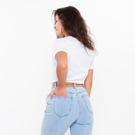 Women's jeans, blue color, size 30 (46)-4