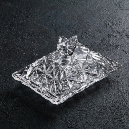 Glass oil "Pineapple", 12 × 15 × 9.7 cm