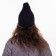 Female cape demi-season, black color, size 52-56
