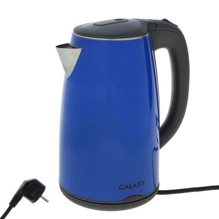 Electric kettle Galaxy Gl 0307, ​​1.7 l, 2000 watts, blue