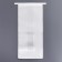 Paper package, with a window, rectangular bottom, white, 13 x 10 x 28 cm