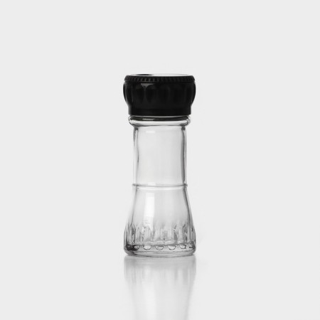 Three -position glass mill, 80 ml, black color-2