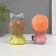 Souvenir Polystone "Bucks in the cap and a girl with a bow" dl. legs, set 2 pcs 6x7x17 cm