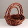 A set of baskets of 3 pcs, 37x34x14.5/12xh34 cm, brown, willow