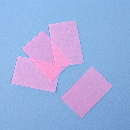 Napkins for manicure, bottomless, 50 pcs, 6 × 4 cm, pink color-2