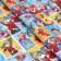 Glossy packaging paper "Pop-Art Superheroes", 70 x 100 cm
