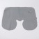 Pillow for the neck is road, inflatable, 38 × 24 cm, gray color