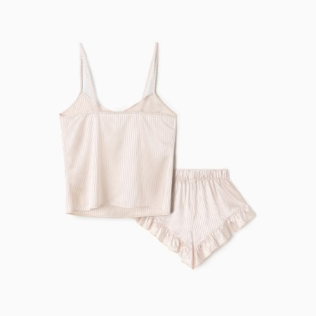 Kit (top, shorts) female minku: Home Collection Milk color, rr 48-8