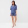 Female pajamas (shirt and shorts) KAFTAN "strip" size 40-42, blue