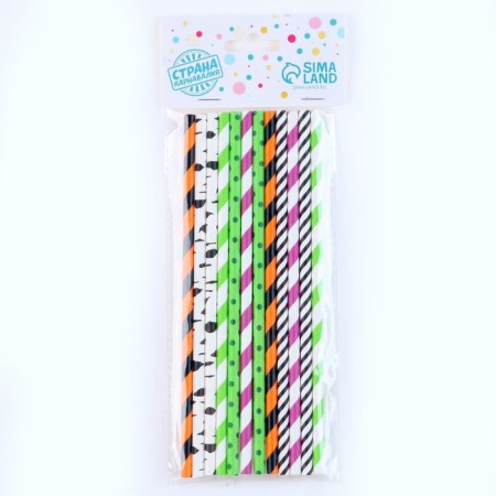 Halloween cocktail tubes, 12 pieces in a set-3