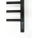 Electric towel Grois Nex GR-112, 300x800 mm, 8 crossbars, lower, black