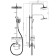 The shower system Rossinka RS27 RS27-46, tropical shower, shower, shelf, brass, chrome 98475