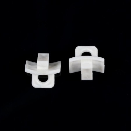 A plug on the cornice, 15x15x10 mm, plastic, white color-1