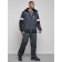 Male winter ski costume, size 54, dark gray color