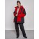 Ski jacket women's winter, size 58, red color