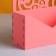 Kashpo wooden 18 × 6 × 20 cm envelope Radada "Blood", pink light giving beautifully