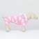 Assumes "Love" with a hood, size 2xl (DS 45 cm, Osh 45 cm, og 55 cm), pink