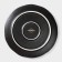 Porcelain dish for feeding magistro pietra lunare, d = 16 cm, black color
