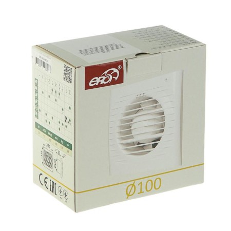 Expitable ERA 4C, 150x150 mm fan, d = 100 mm, 220–240 V, with a check valve-6