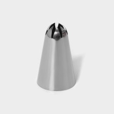 Confectionery nozzle, d = 3 cm, output 1.6 cm, stainless steel
