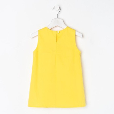 Children's dress with ruffles KAFTAN, p. 34 (122-128), yellow-8
