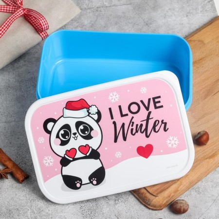 Lunch - boxing I love winter, panda 1.2 l-2