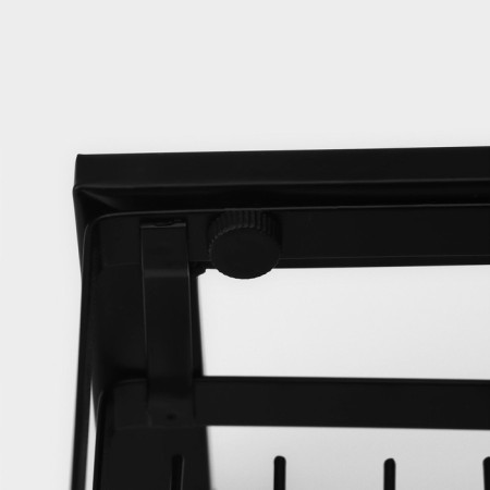 Kitchen shelf 2-tier shade, 33.5 × 20.5 × 39 cm, black color-6