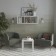 Enkel 50 coffee table, 500 × 500 × 450 mm, vestiburates, white color