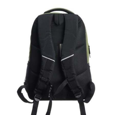 Youth backpack 45 x 32 x 23 cm, Grizzly, ergonomic back, black/green-4