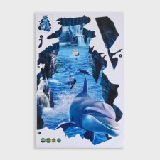 Sticker 3D Interior Sea 90*60cm