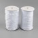 Braid with buttons, 25-25-50 mm, 17 mm × 45 ± 1 m, white color