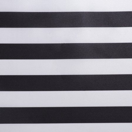 Atlas flap, white-black strip, 100 × 150 cm-2