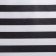 Atlas flap, white-black strip, 100 × 150 cm