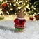 Christmas decoration "Bear with honey" 12 cm, mix